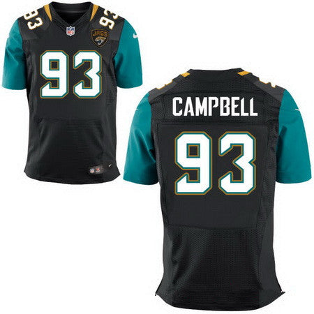 Mens Jacksonville Jaguars 93 Calais Campbell Black Alternate Stitched Nfl Nike Elite Jersey