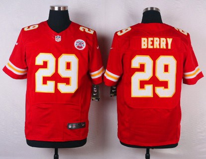 Mens Kansas City Chiefs 29 Eric Berry Red Team Color Nfl Nike Elite Jersey