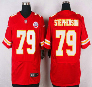 Mens Kansas City Chiefs 79 Donald Stephenson Red Team Color Nfl Nike Elite Jersey