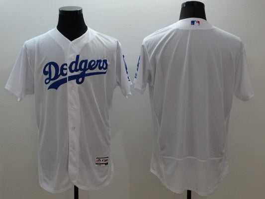 Mens Los Angeles Dodgers Blank White Flexbase 2016 Mlb Player Jersey