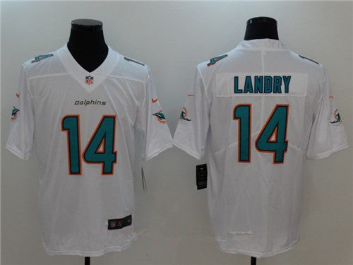 Mens Miami Dolphins 14 Jarvis Landry White 2017 Vapor Untouchable Stitched Nfl Nike Limited Jersey
