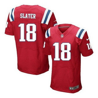 Mens New England Patriots 18 Matthew Slater Red Alternate Nfl Nike Elite Jersey