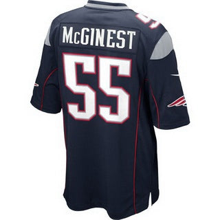 Mens New England Patriots 55 Willie Mcginest Navy Blue Retired Player Nfl Nike Elite Jersey