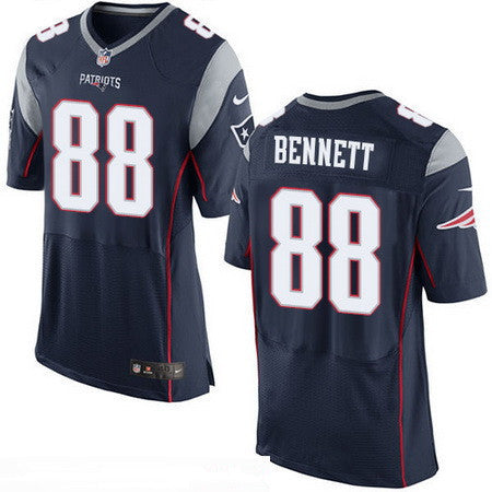 Mens New England Patriots 88 Martellus Bennett New Navy Blue Team Color Stitched Nfl Nike Elite Jersey