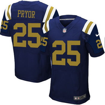 Mens New York Jets 25 Calvin Pryor Navy Blue Alternate Nfl Nike Elite Jersey