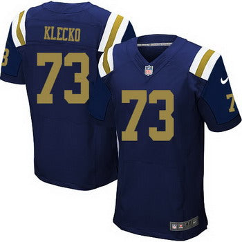 Mens New York Jets 73 Joe Klecko Navy Blue Alternate Nfl Nike Elite Jersey