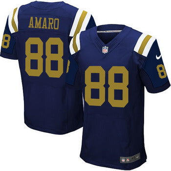 Mens New York Jets 88 Jace Amaro Navy Blue Alternate Nfl Nike Elite Jersey