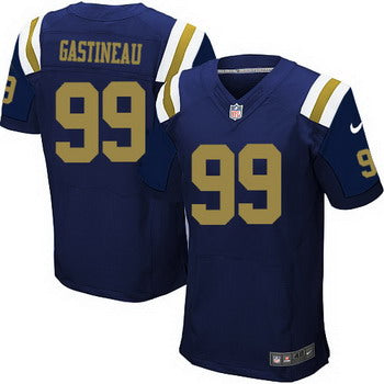 Mens New York Jets 99 Mark Gastineau Navy Blue Alternate Nfl Nike Elite Jersey