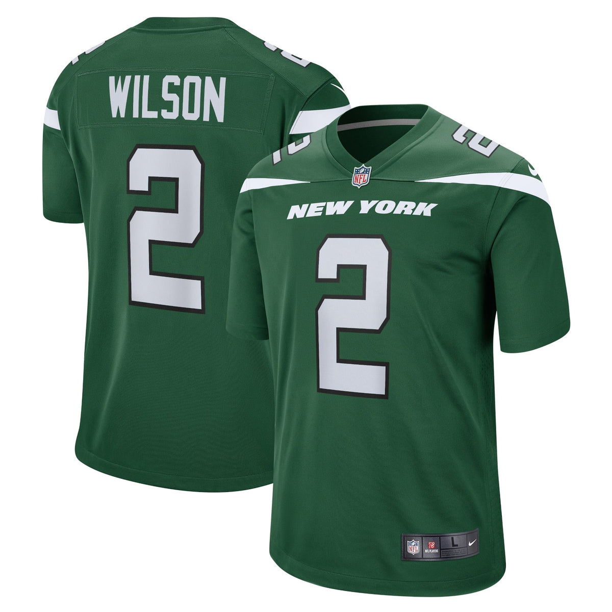 Mens New York Jets Zach Wilson Gotham Green 2021 Nfl Draft First Round Pick Game Jersey Gift For New York Jets Fans