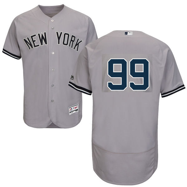 Mens New York Yankees 99 Aaron Judge Gray Gray Road Stitched Mlb 2016 Majestic Flex Base Jersey