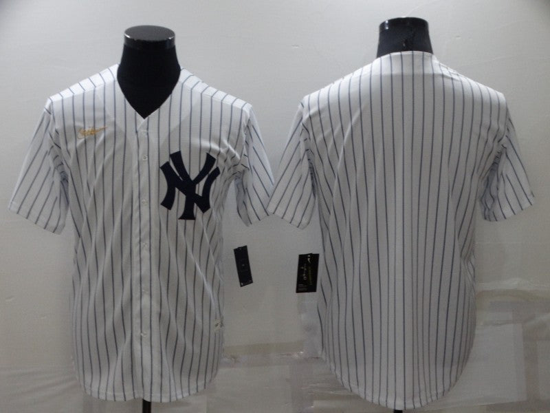 Mens New York Yankees Blank White Throwback Stitched Mlb Cool Base Nike Jersey