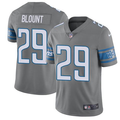 Mens Nfl Detroit Lions 29 Legarrette Blount Gray Rush Vapor Untouchable Limited Nike Jersey