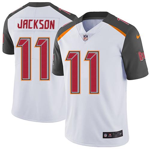 Mens Nike Buccaneers 11 Desean Jackson White Stitched Nfl Vapor Untouchable Limited Jersey