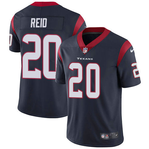 Mens Nike Houston Texans 20 Justin Reid Navy Blue Team Color Stitched Nfl Vapor Untouchable Limited Jersey