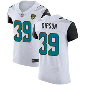 Mens Nike Jacksonville Jaguars 39 Tashaun Gipson White Stitched Nfl Vapor Untouchable Elite Jersey