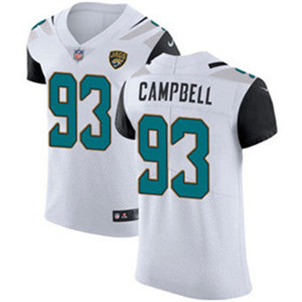 Mens Nike Jacksonville Jaguars 93 Calais Campbell White Stitched Nfl Vapor Untouchable Elite Jersey