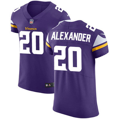 Mens Nike Minnesota Vikings 20 Mackensie Alexander Purple Team Color Stitched Nfl Vapor Untouchable Elite Jersey