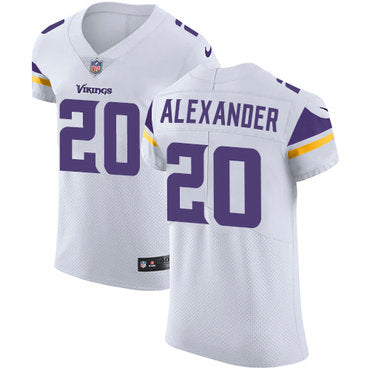 Mens Nike Minnesota Vikings 20 Mackensie Alexander White Stitched Nfl Vapor Untouchable Elite Jersey