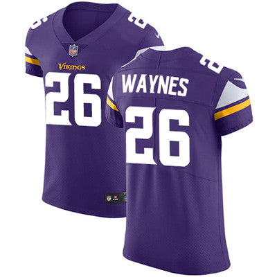 Mens Nike Minnesota Vikings 26 Trae Waynes Purple Team Color Stitched Nfl Vapor Untouchable Elite Jersey
