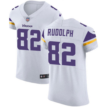 Mens Nike Minnesota Vikings 82 Kyle Rudolph White Stitched Nfl Vapor Untouchable Elite Jersey