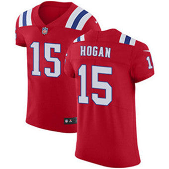 Mens Nike New England Patriots 15 Chris Hogan Red Alternate Stitched Nfl Vapor Untouchable Elite Jersey