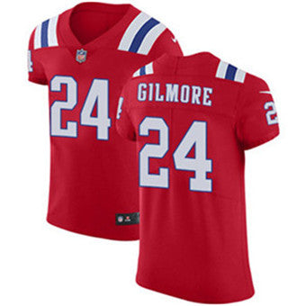 Mens Nike New England Patriots 24 Stephon Gilmore Red Alternate Stitched Nfl Vapor Untouchable Elite Jersey