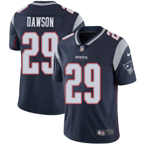 Mens Nike New England Patriots 29 Duke Dawson Navy Blue Team Color Stitched Nfl Vapor Untouchable Limited Jersey