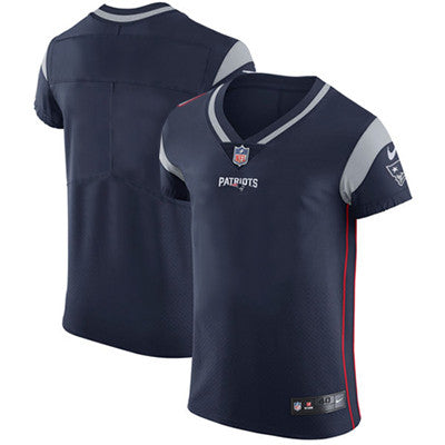 Mens Nike New England Patriots Blank Navy Blue Team Color Stitched Nfl Vapor Untouchable Elite Jersey