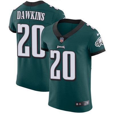 Mens Nike Philadelphia Eagles 20 Brian Dawkins Midnight Green Team Color Stitched Nfl Vapor Untouchable Elite Jersey