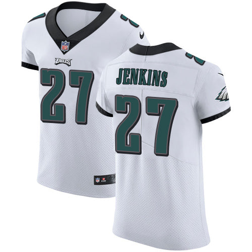 Mens Nike Philadelphia Eagles 27 Malcolm Jenkins White Stitched Nfl Vapor Untouchable Elite Jersey