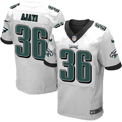 Mens Nike Philadelphia Eagles 36 Jay Ajayi White Stitched Nfl New Elite Jersey