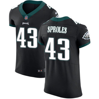 Mens Nike Philadelphia Eagles 43 Darren Sproles Black Alternate Stitched Nfl Vapor Untouchable Elite Jersey