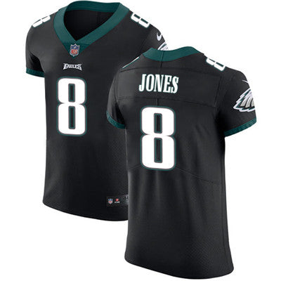 Mens Nike Philadelphia Eagles 8 Donnie Jones Black Alternate Stitched Nfl Vapor Untouchable Elite Jersey
