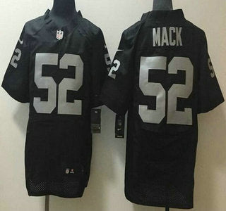 Mens Oakland Raiders 52 Khalil Mack Black Team Color 2015 Nfl Nike Elite Jersey