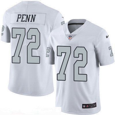 Mens Oakland Raiders 72 Donald Penn White 2016 Color Rush Stitched Nfl Nike Limited Jersey