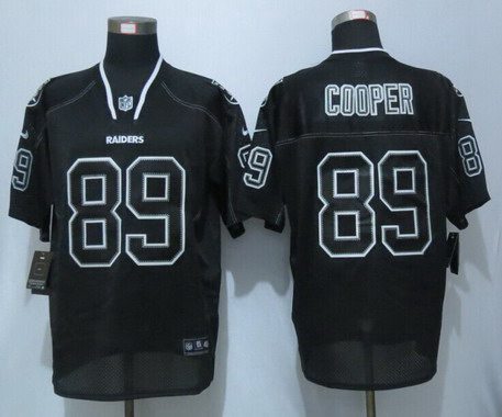 Mens Oakland Raiders 89 Amari Cooper Lights Out Black Nfl Nike Elite Jersey