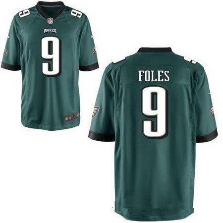 Mens Philadelphia Eagles 9 Nick Foles Midnight Green Team Color Stitched Nfl Nike Elite Jersey