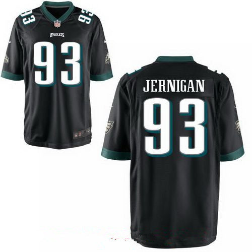Mens Philadelphia Eagles 93 Timmy Jernigan Black Alternate Stitched Nfl Nike Game Jersey