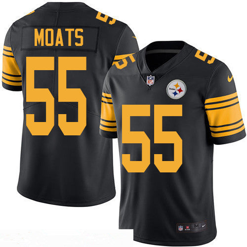Mens Pittsburgh Steelers 55 Arthur Moats Black 2016 Color Rush Stitched Nfl Nike Limited Jersey