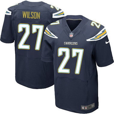 Mens San Diego Chargers 27 Jimmy Wilson Navy Blue Team Color Nfl Nike Elite Jersey