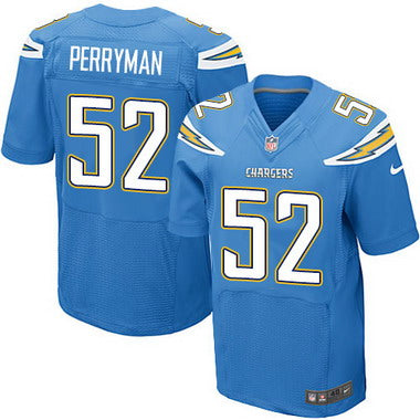Mens San Diego Chargers 52 Denzel Perryman Light Blue Alternate Nfl Nike Elite Jersey
