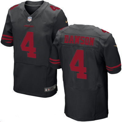 Mens San Francisco 49ers 4 Phil Dawson Black Alternate Stitched Nfl Nike Elite Jersey