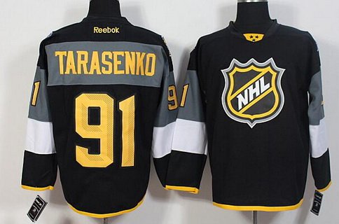 Mens St Louis Blues 91 Vladimir Tarasenko Reebok Black 2016 Nhl All star Premier Jersey