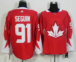 Mens Team Canada 91 Tyler Seguin Red 2016 World Cup Of Hockey Game Jersey