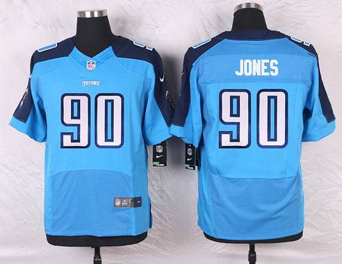 Mens Tennessee Titans 90 Daquan Jones Light Blue Team Color Nfl Nike Elite Jersey