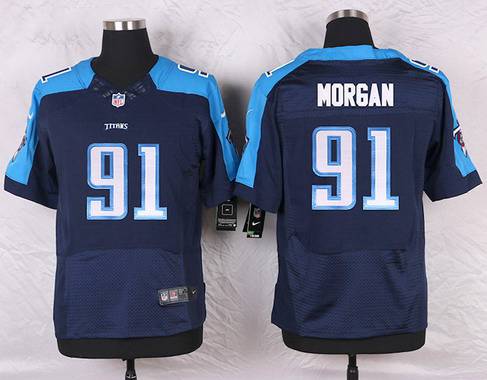 Mens Tennessee Titans 91 Derrick Morgan Navy Blue Alternate Nfl Nike Elite Jersey