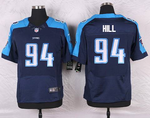 Mens Tennessee Titans 94 Sammie Hill Navy Blue Alternate Nfl Nike Elite Jersey