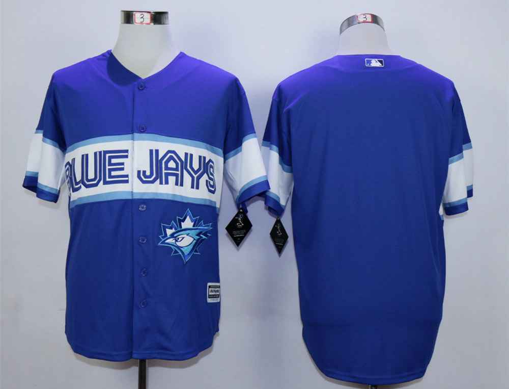 Mens Toronto Blue Jays Blank Blue New Cool Base Jersey