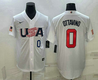 Mens Usa Baseball 0 Adam Ottavino Number 2023 White World Baseball Classic Stitched Jerseyrb0xjck9zt_51