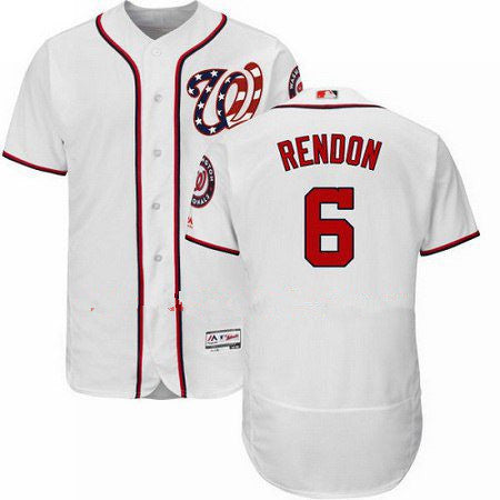 Mens Washington Nationals Flex Base 6 Authentic Anthony Rendon White Majestic Mlb 2017 Home